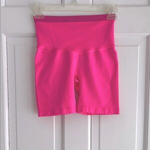 Hot Pink Women's workout shorts 6” inseam size XS